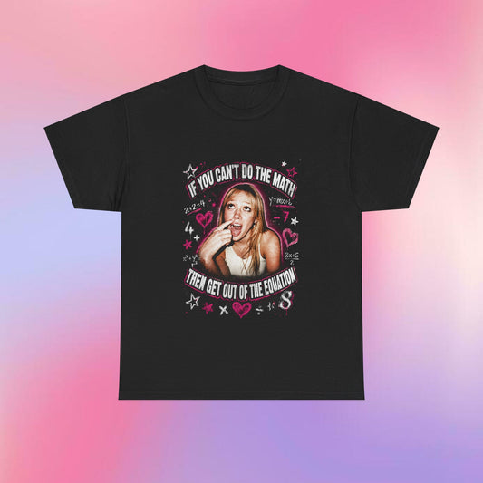 Hilary Duff Y2K Inspired The Math Graphic Shirt, adult unisex, Double sided