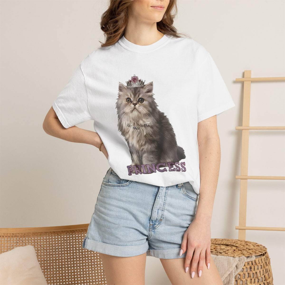 Lizzie Princess Cat T shirt