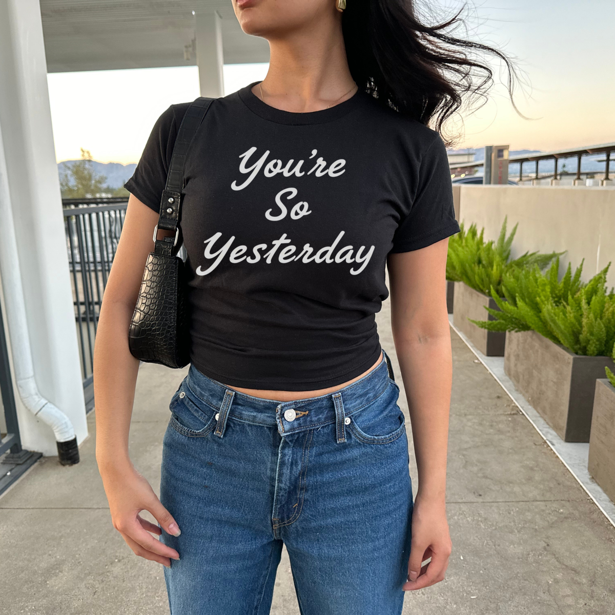 Hilary Duff So Yesterday Baby Tee | Y2K 2000s Graphic Shirt