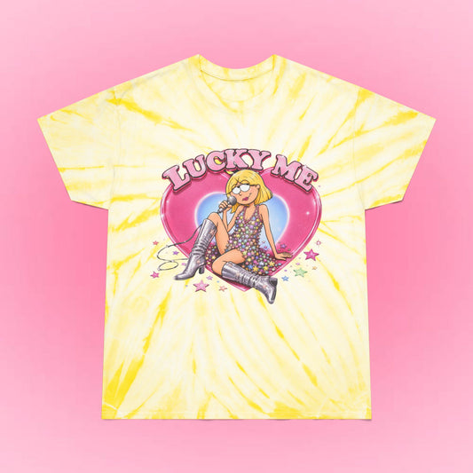 Lucky Me Hilary Y2K Inspired Graphic T Shirt, Adult Unisex