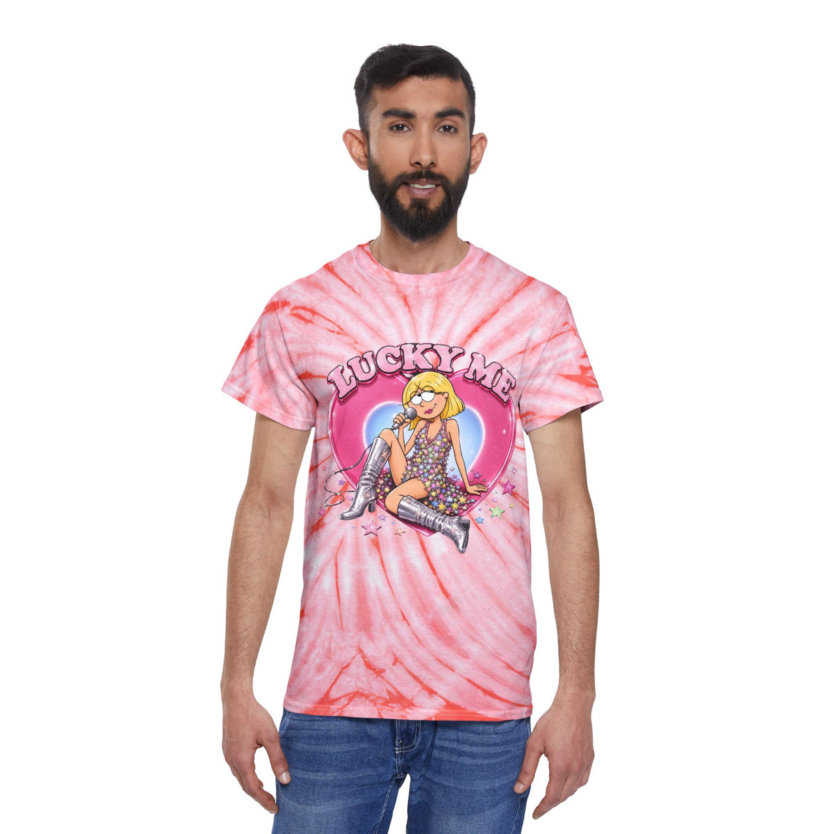 Lucky Me Hilary Y2K Inspired Graphic T Shirt, Adult Unisex